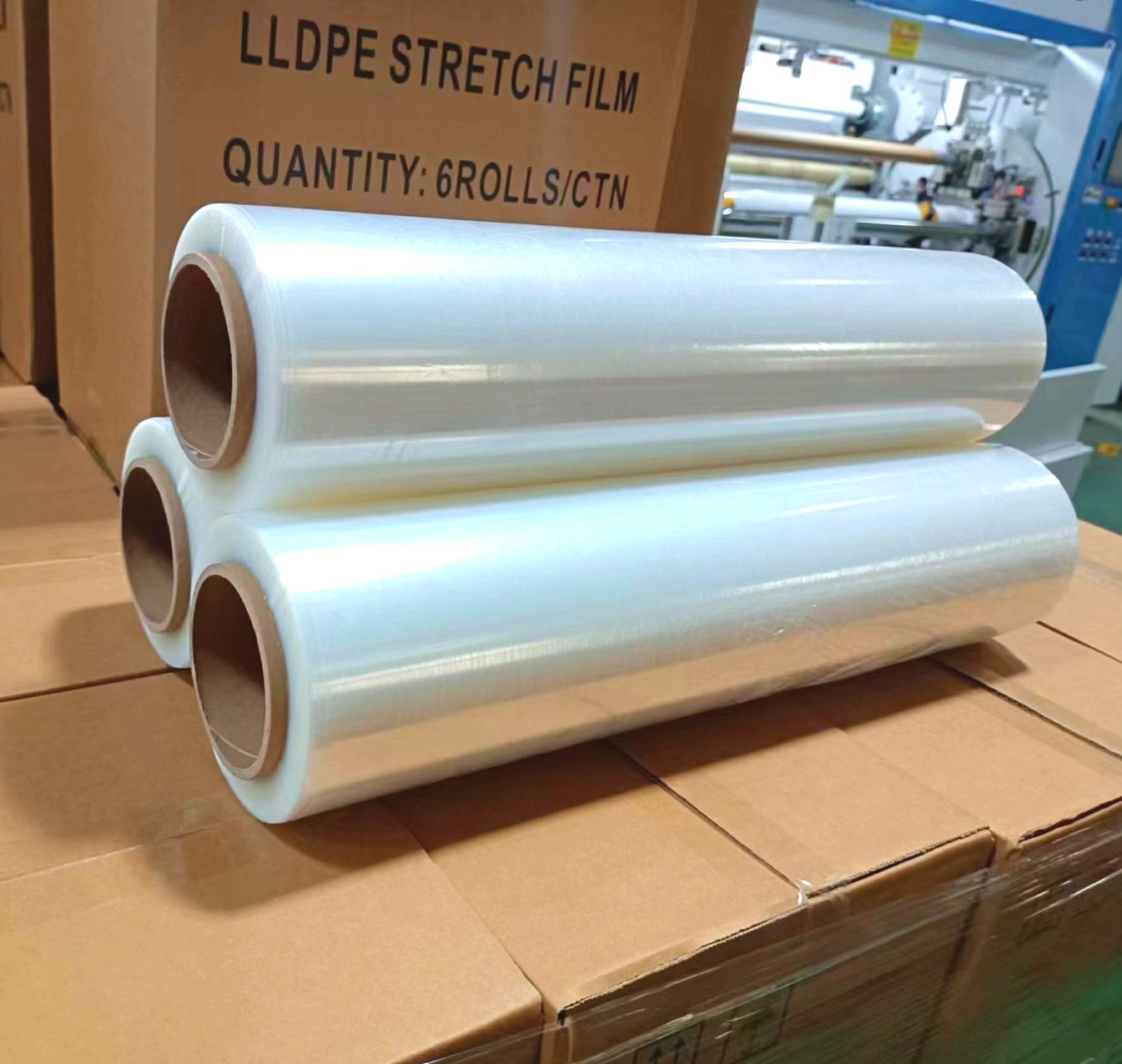 Film étirable transparent LLDPE 500mmx20micorn